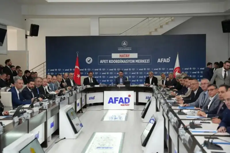 Bakan Murat Kurum, Hatay’da Afet Koordinasyon Toplantısına Katıldı