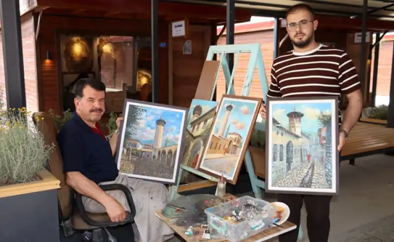 Yusuf Altunay’dan Yıkılan Antakya Camilerine Duygu Yüklü Tablolar