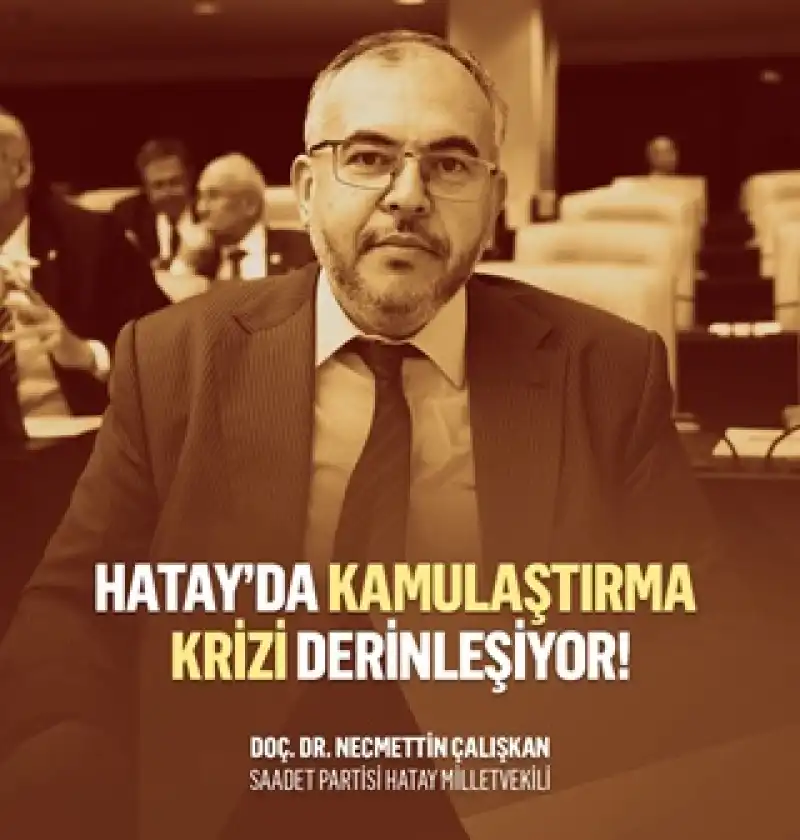 Çalışkan: “Mahkeme Süreci Beklenmeden Tarım Arazilerine El Konulamaz”