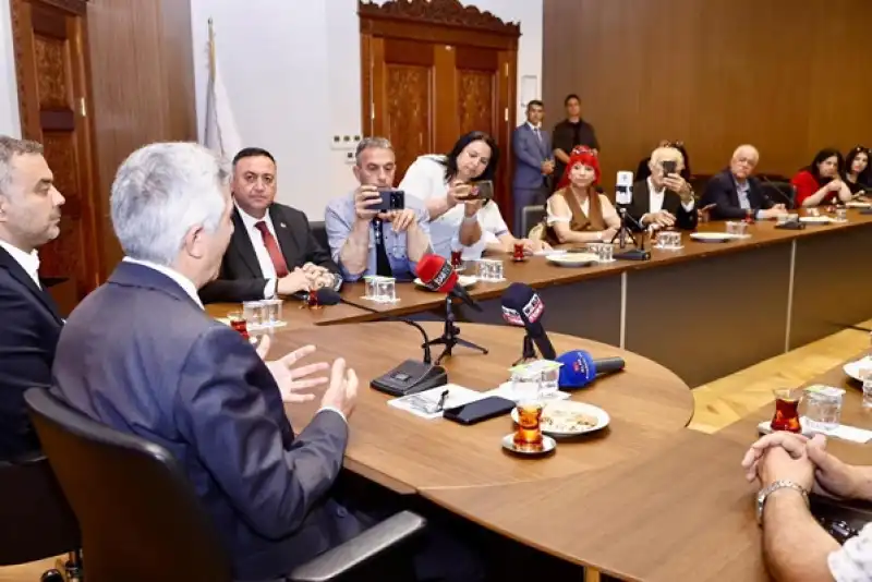 Gökhan Şahin'in Ev Sahipliğinde Kahramanmaraş’ta Basın Buluşması