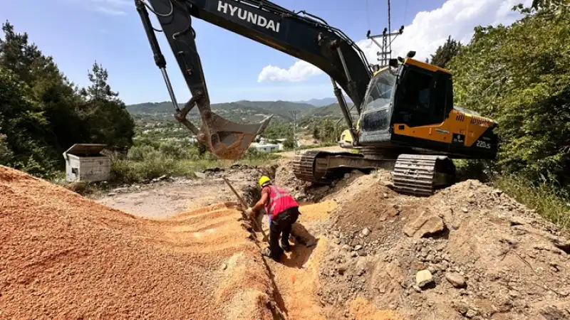 Samandağ Avcılar’ın Içme Suyu şebekesi Yenileniyor