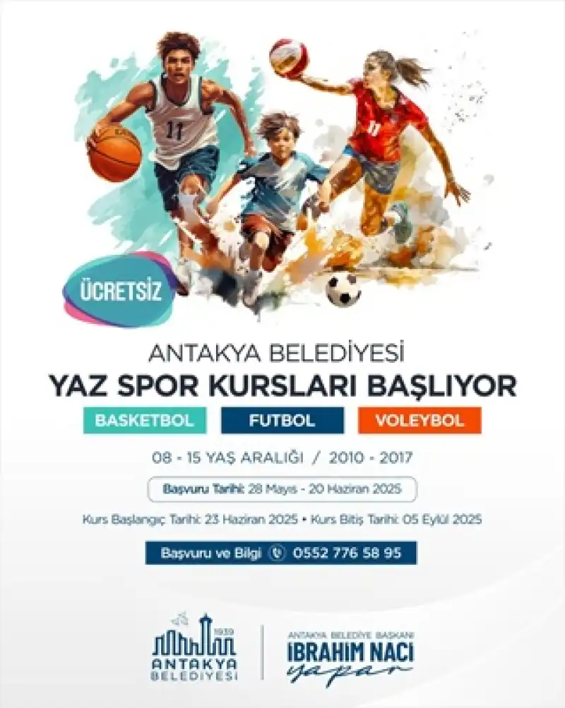 Yaz Spor Kursları Başlıyor