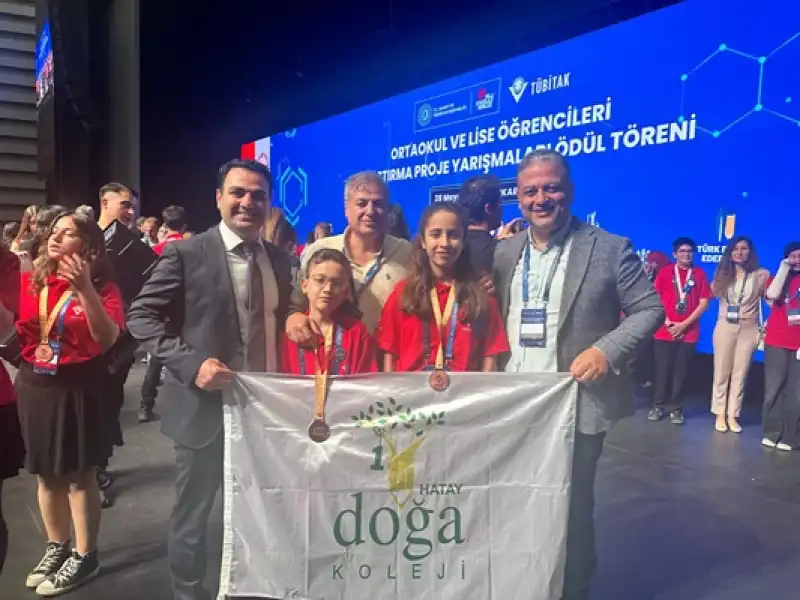 TÜBİTAK’ta Hatay Doğa Koleji Rüzgârı: Türkiye 3.’lüğü Hatay’ın!