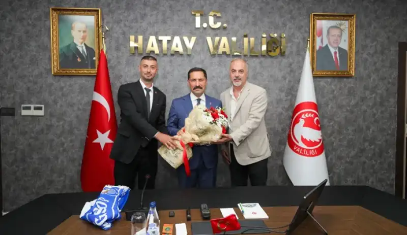 Samandağ Spor Yönetiminden Vali Masatlı’ya Ziyaret