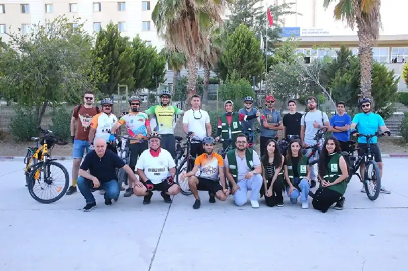 Hatay'da Yeşilay Bisiklet Turu Düzenlendi
