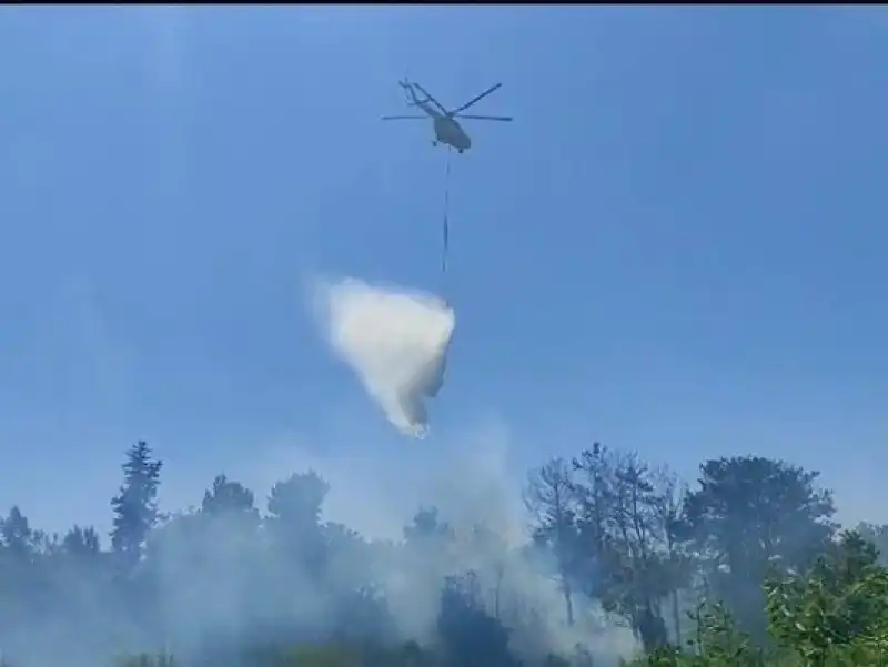 Hatay Arsuz'da Ormanlık Alanda çıkan Yangın Söndürüldü