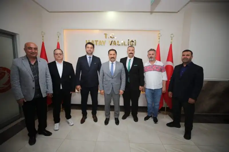 Alanya Hataylılar Beraberlik Ve Dayanışma Derneği Vali Masatlıyı Ziyaret Etti