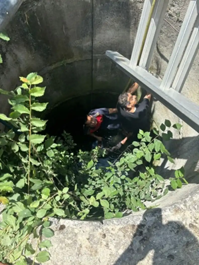 Hatay'da Kuyuya Düşen Adamı Itfaiye Kurtardı
