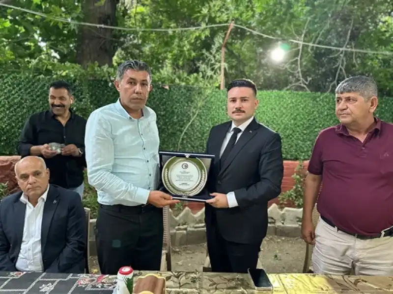 Hassa’da Kaymakamı Acar’a Veda Yemeği