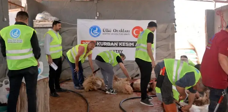 Ülkü Ocakları Kurban Bağışlarını İhtiyaç Sahiplerine Ulaştırdı