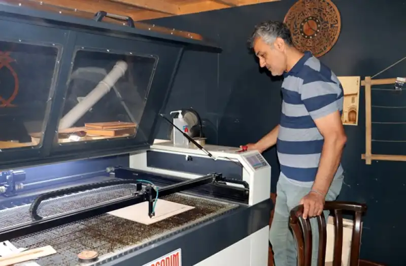 Antakya’nın Ruhu Lazer Yakma Tablolarla Yaşatılıyor