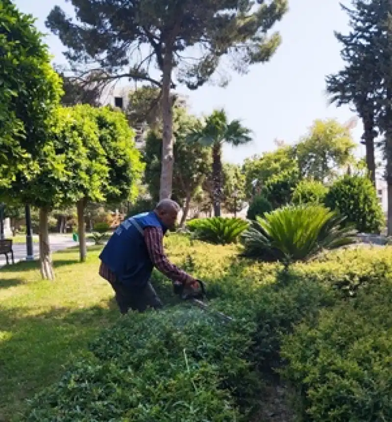 Park Ve Yeşil Alanları Güzelleştirme çalışmaları Devam Ediyor