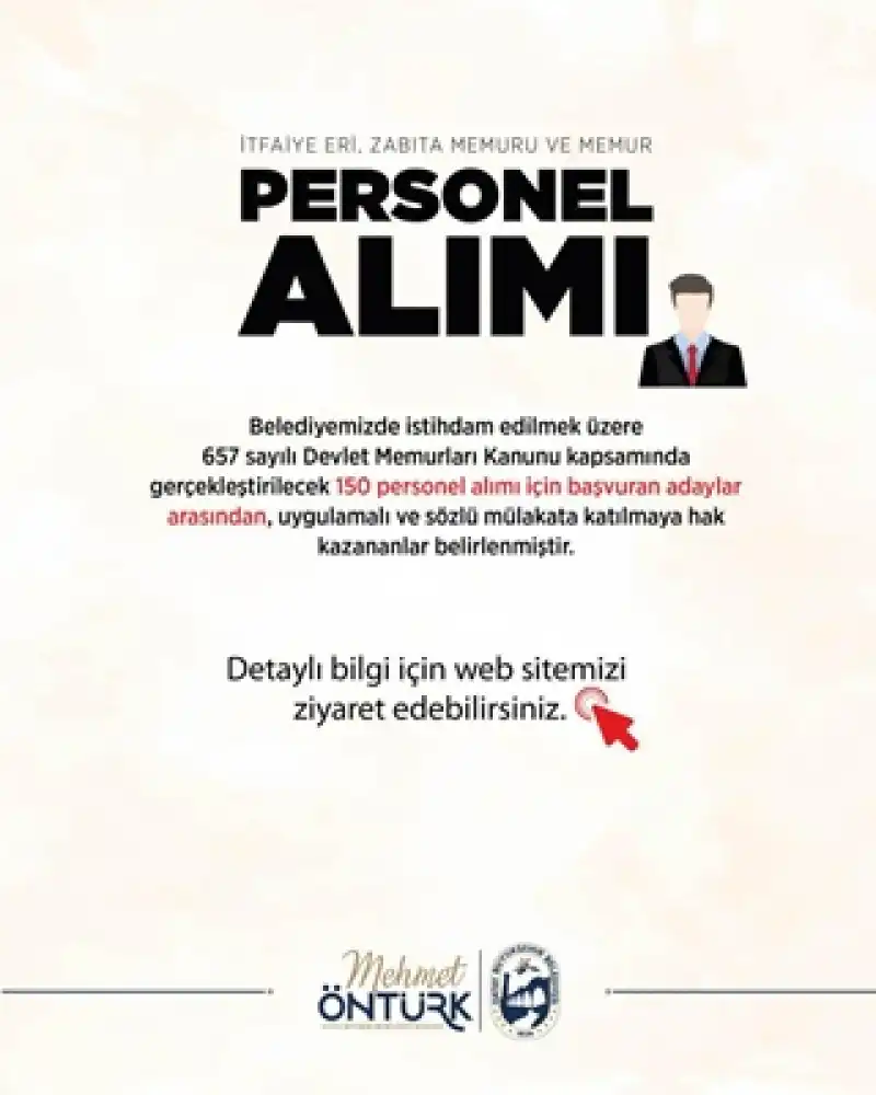HBB’den 150 Personel Alımı İle İlgili Önemli Duyuru