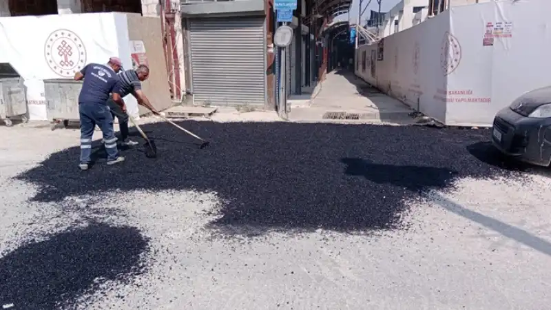 Fen İşleri Ekipleri Hafta Sonu Çalıştı