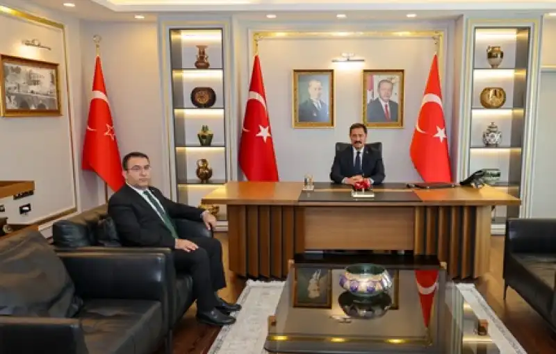 Hatay Ticaret İl Müdürü Halit İmrek’ten Vali Masatlı’ya Veda Ziyareti