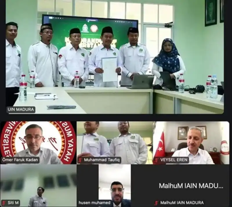 MKÜ Ile UIN Madura Arasında Akademik İş Birliği 