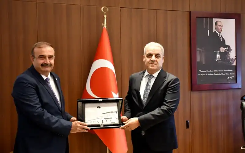 Uyuşmazlık Mahkemesi Başkanı Rıdvan Güleç'ten Başsavcı Çelikkol'a Ziyaret
