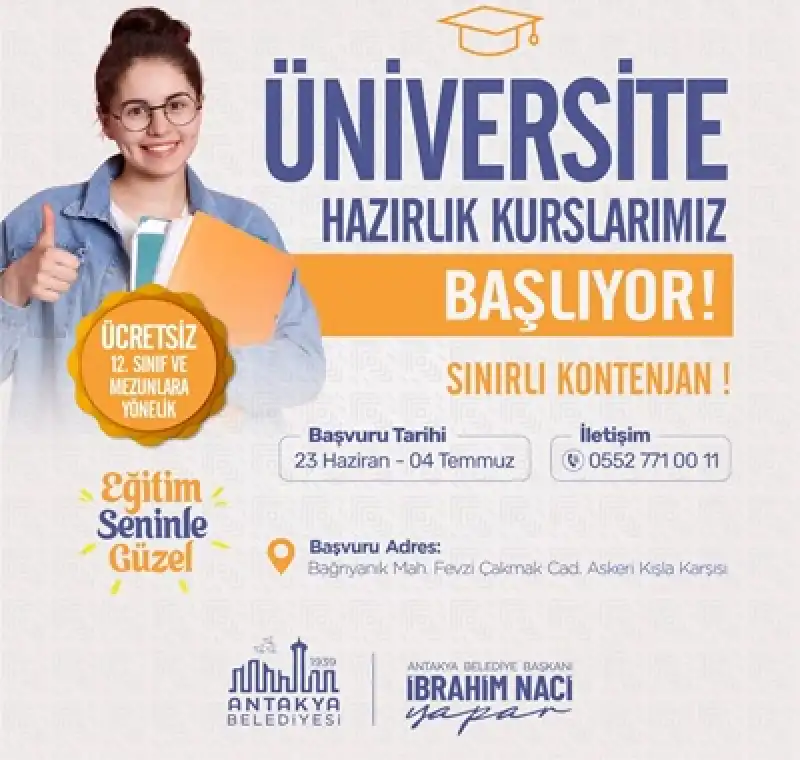 Üniversite Hazırlık Kursları Başlıyor