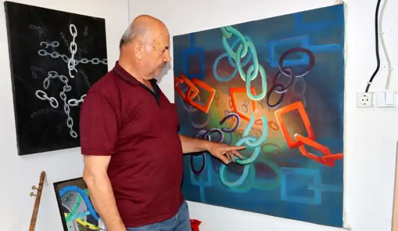 Modern Sanatta Zincirin Gücü: Ahmet Bostancı’nın Tabloları Konuşuluyor