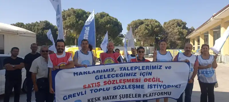 Hatay’dan 8. Dönem TİS Sürecine Destek Mesajı