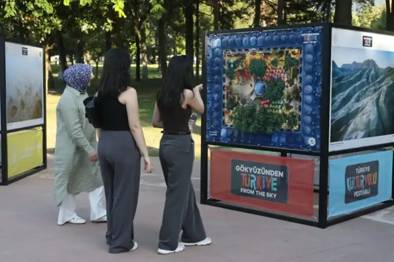 GÖKYÜZÜNDEN TÜRKİYE GÜZELLİKLERİ” BURSA’DA SERGİLENİYOR