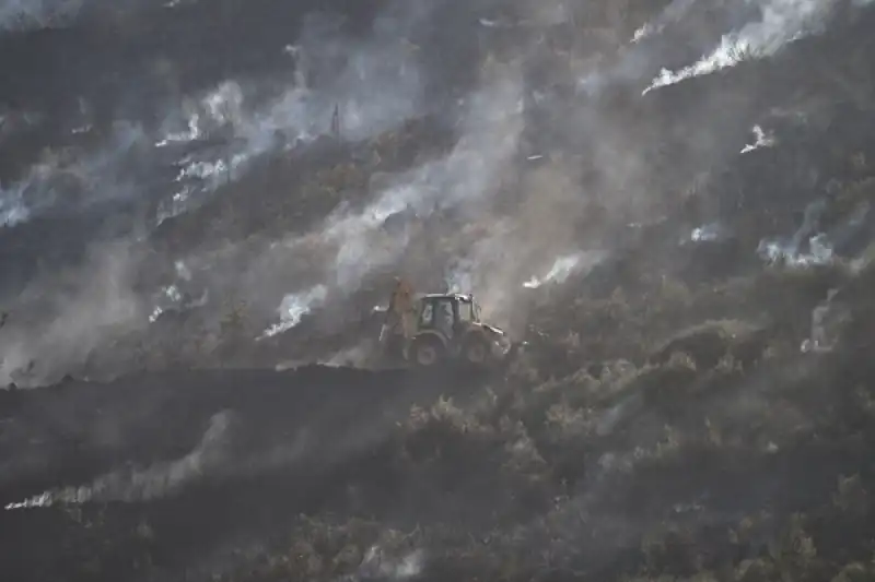 Hatay Antakya’daki Orman Yangınına Müdahale Sürüyor