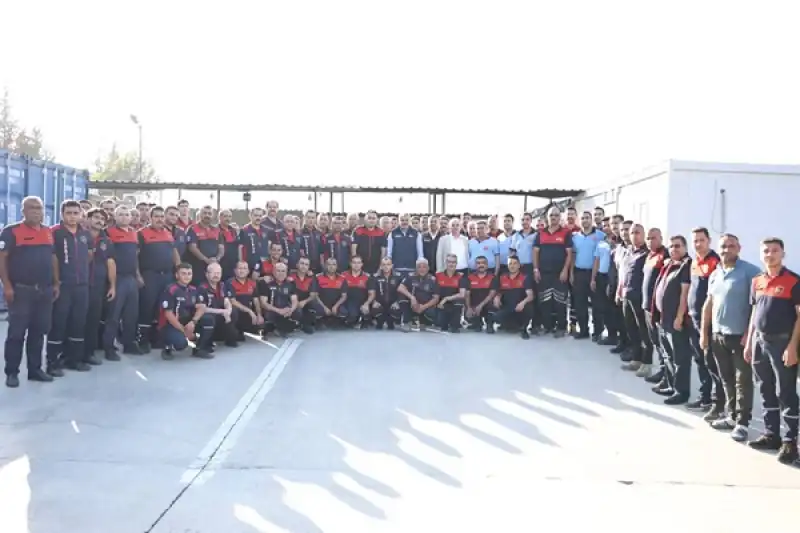 Başkan Öntürk, Yangın Kahramanlarını Ziyaret Etti