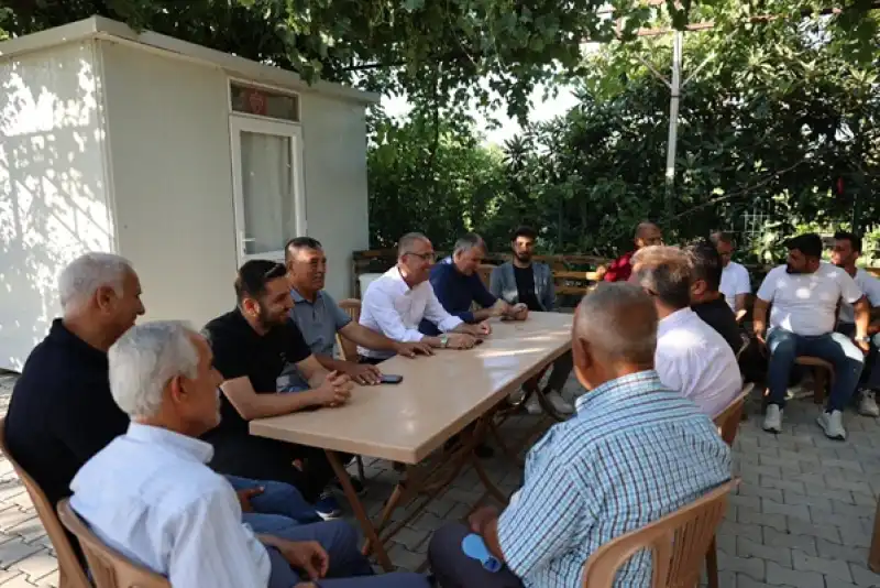 Başkan Yapar, Yangından Etkilenen Mahalleleri Ziyaret Etti