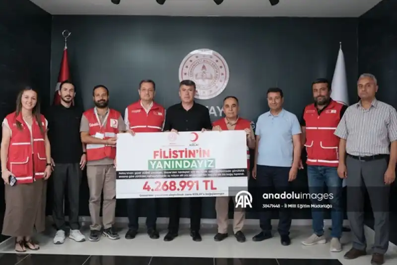 Hatay'da öğrenciler Harçlıkları Ile Sattıkları Oyuncakların Parasını Filistinli çocuklara Bağışladı