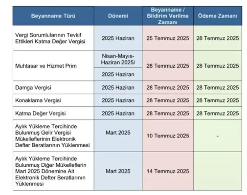 Mali Tatil Mi, Mali Yük Mü?