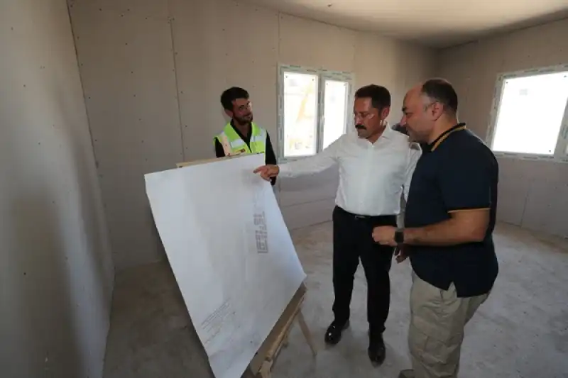 Hatay Antakya'da 607 Kırsal Afet Konutunun Yapımı Sürüyor