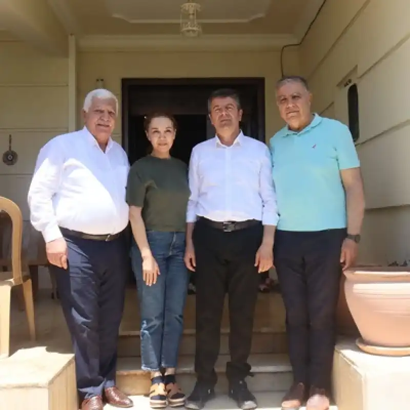 Güzelmansur’dan Ev Hapsindeki Tutdere’ye Destek Ziyareti