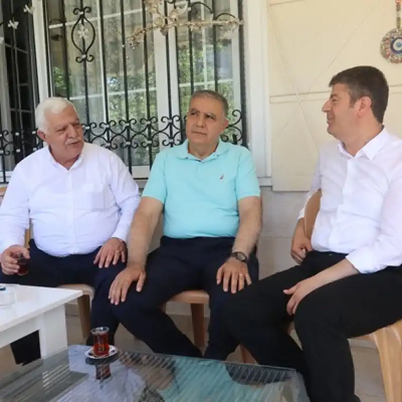 Güzelmansur’dan Ev Hapsindeki Tutdere’ye Destek Ziyareti