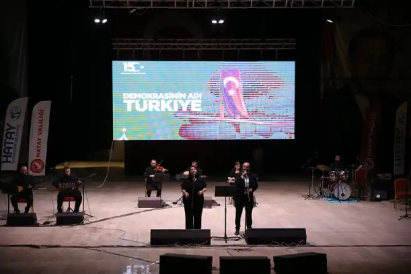 Hatay'da 15 Temmuz Demokrasi Ve Milli Birlik Günü Dolayısıyla Etkinlikler Yapıldı