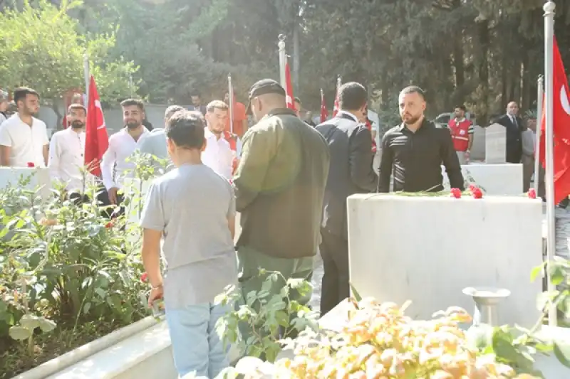 Hatay'da 15 Temmuz şehitleri Için Mevlit Okutuldu
