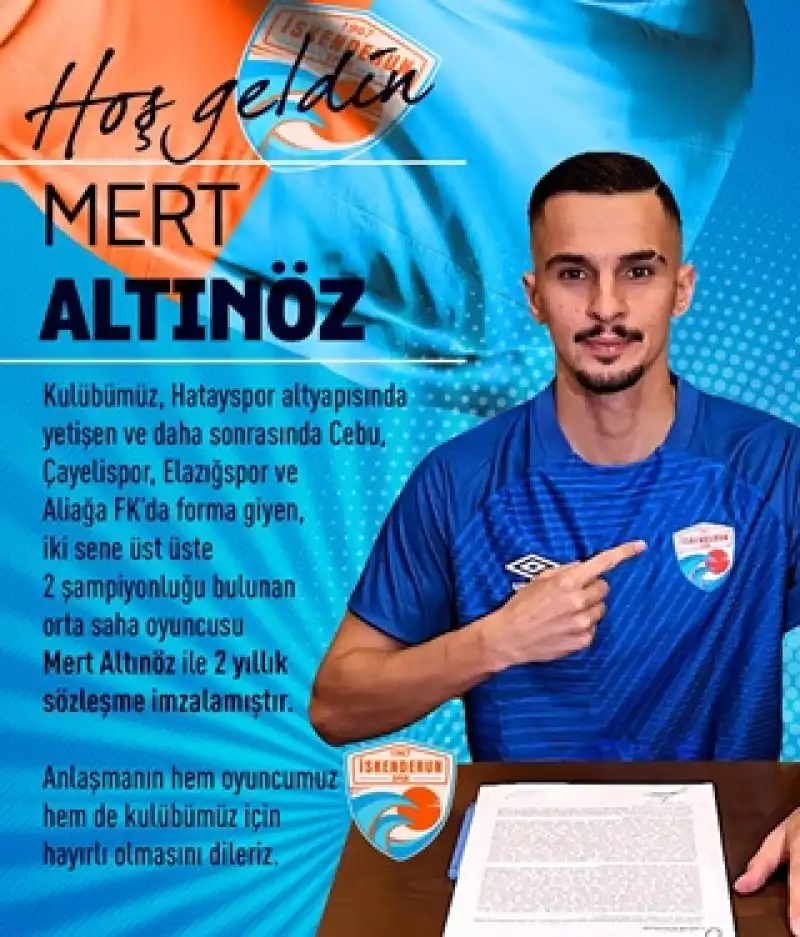 Mert Altınöz İskenderunspor’da!