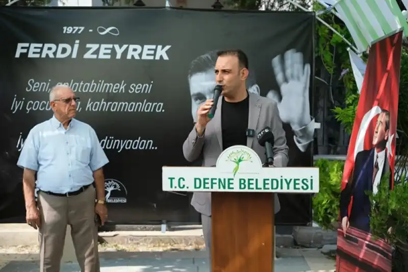 Defne Ferdi Zeyrek Parkı Açıldı