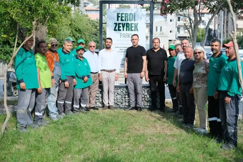 Defne Ferdi Zeyrek Parkı Açıldı