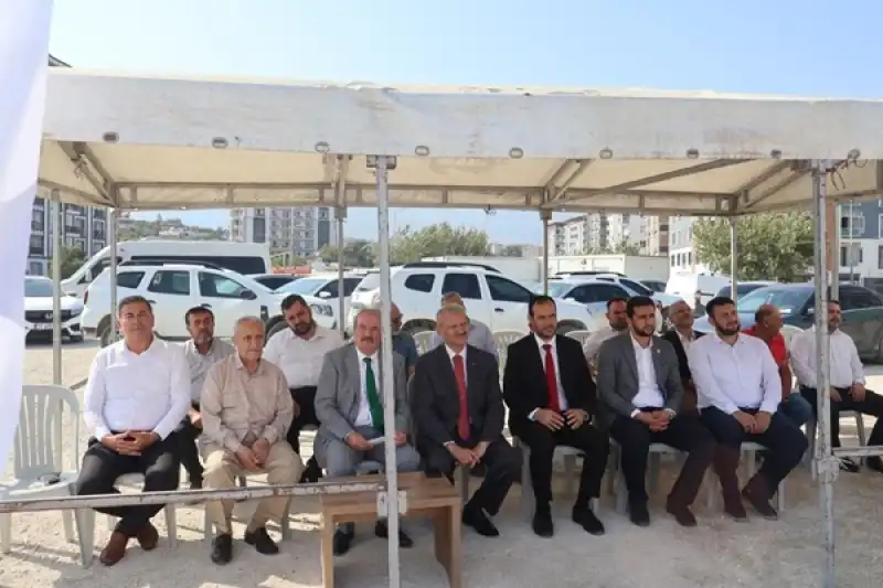 Antakya Otogar Camii'nin Temeli Dualarla Atıldı