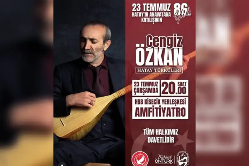 HBB’den ücretsiz 23 Temmuz Konseri 
