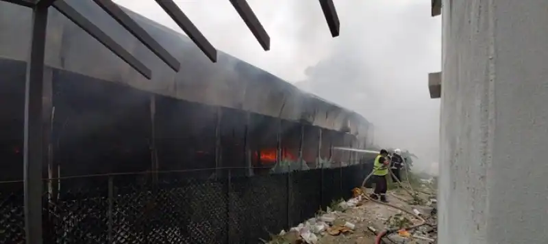 Hatay Samandağ'da Kafede çıkan Yangın Söndürüldü