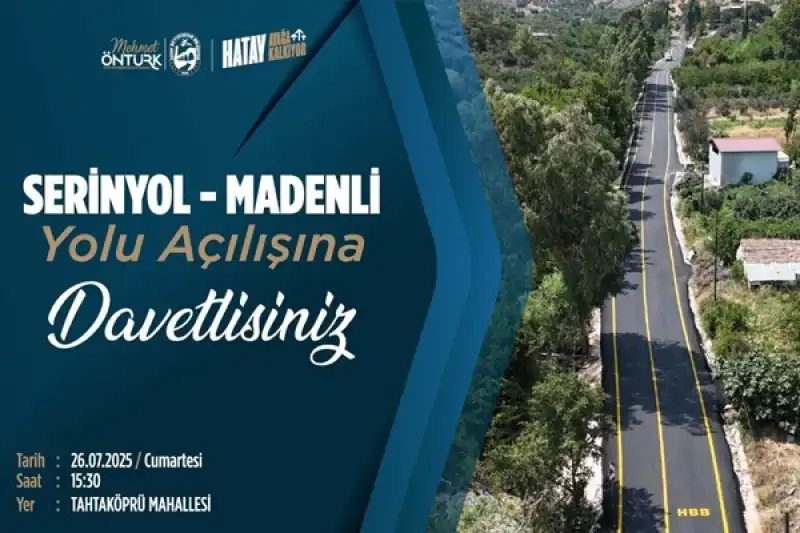 HBB’den Serinyol-madenli Yolunun Açılışına Davet