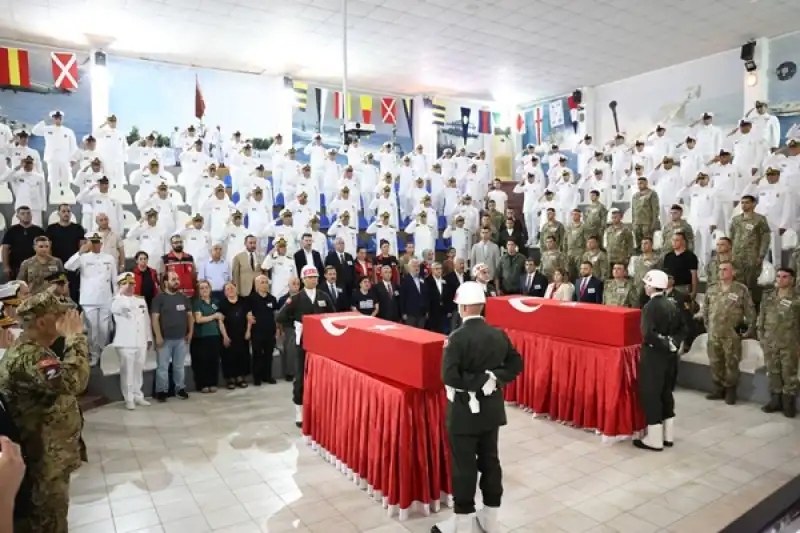 Hatay'da şehit Erler Hayrullah Halit Karaman Ve Semih Erdoğan Için Tören Düzenlendi