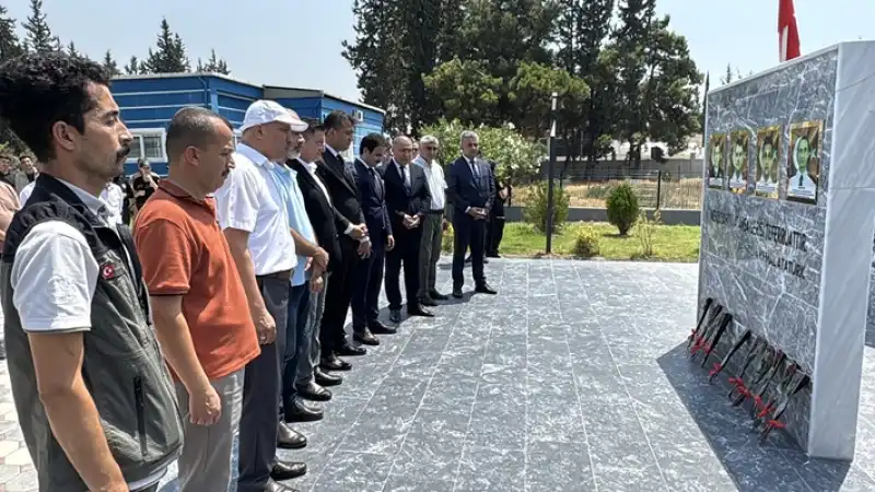 Hatay'da şehit Polis Memurları Dualarla Anıldı