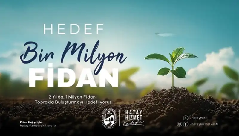 Başkan Öntürk’ten 1 Milyon Fidan Hedefi