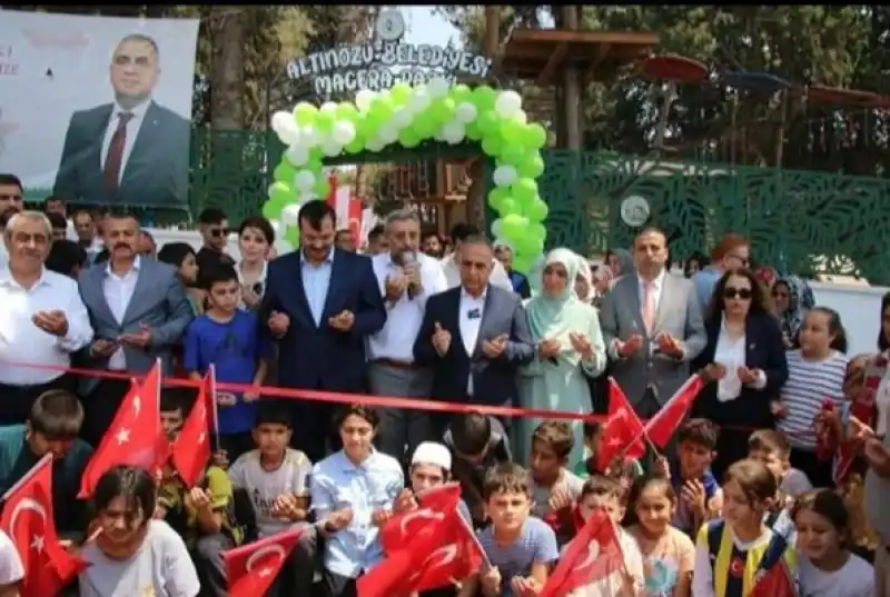 Hatay'ın Altınözü Ilçesinde Macera Parkı Törenle Hizmete Açıldı.