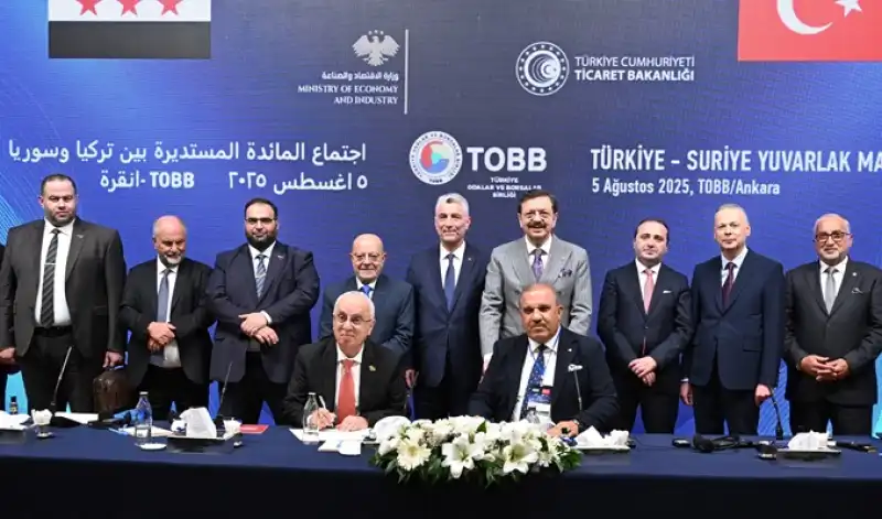 Türkiye-Suriye Yuvarlak Masa Toplantısı TOBB’da Gerçekleştirildi