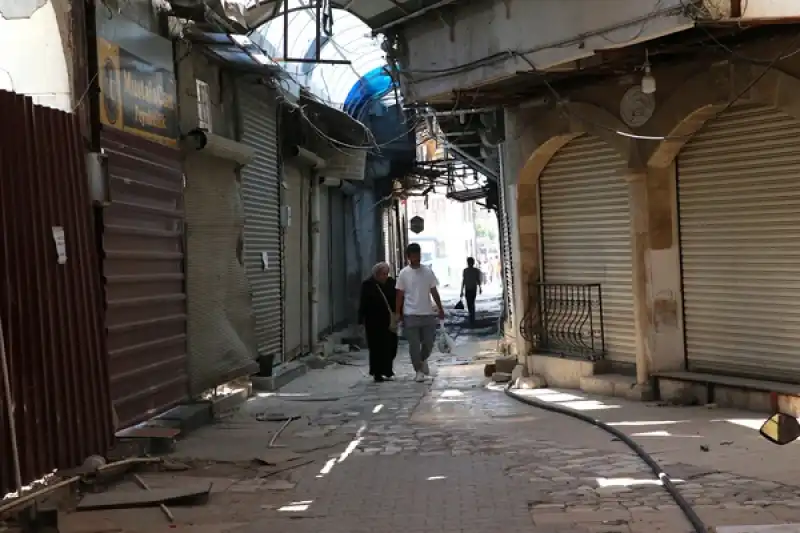 Hatay Antakya'daki Tarihi Uzun Çarşı'da Restorasyon çalışmaları Sürüyor  