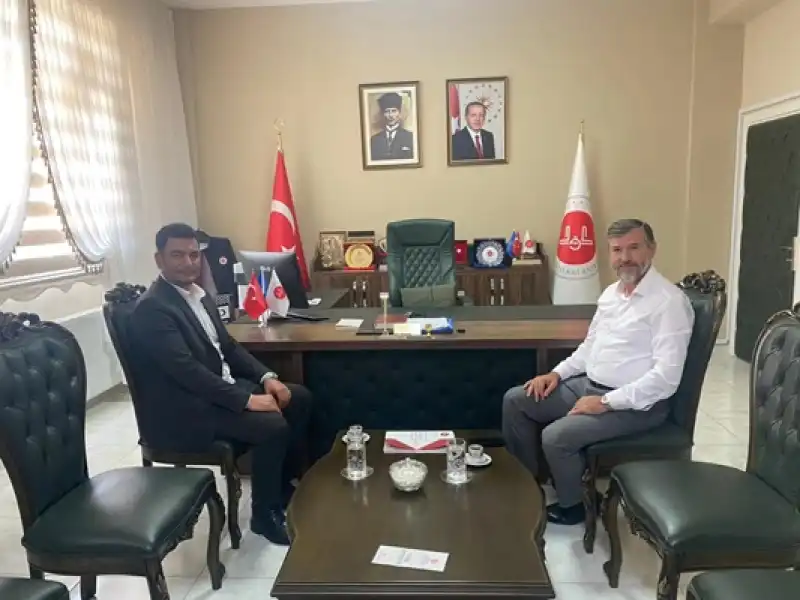 Sanayi Ve Teknoloji Müdürü Evrim'den Müftü Topçu’ya Ziyaret