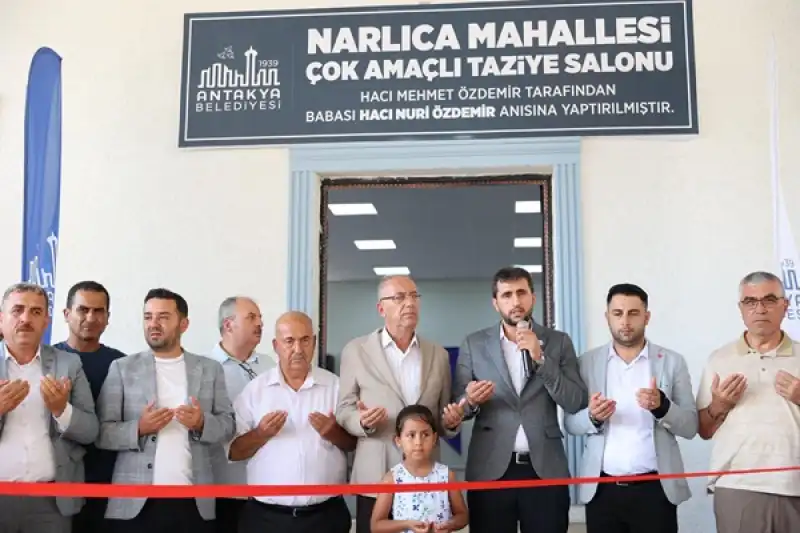 Narlıca Mahallesi çok Amaçlı Salon Ve Taziye Evi Açıldı